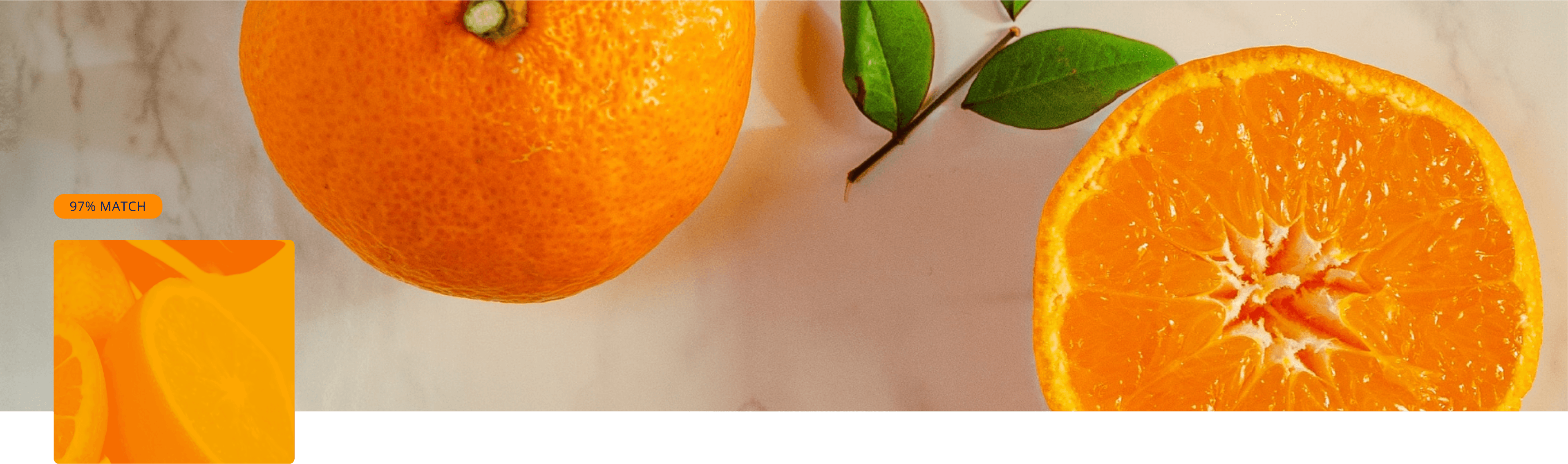 Orange collection cover